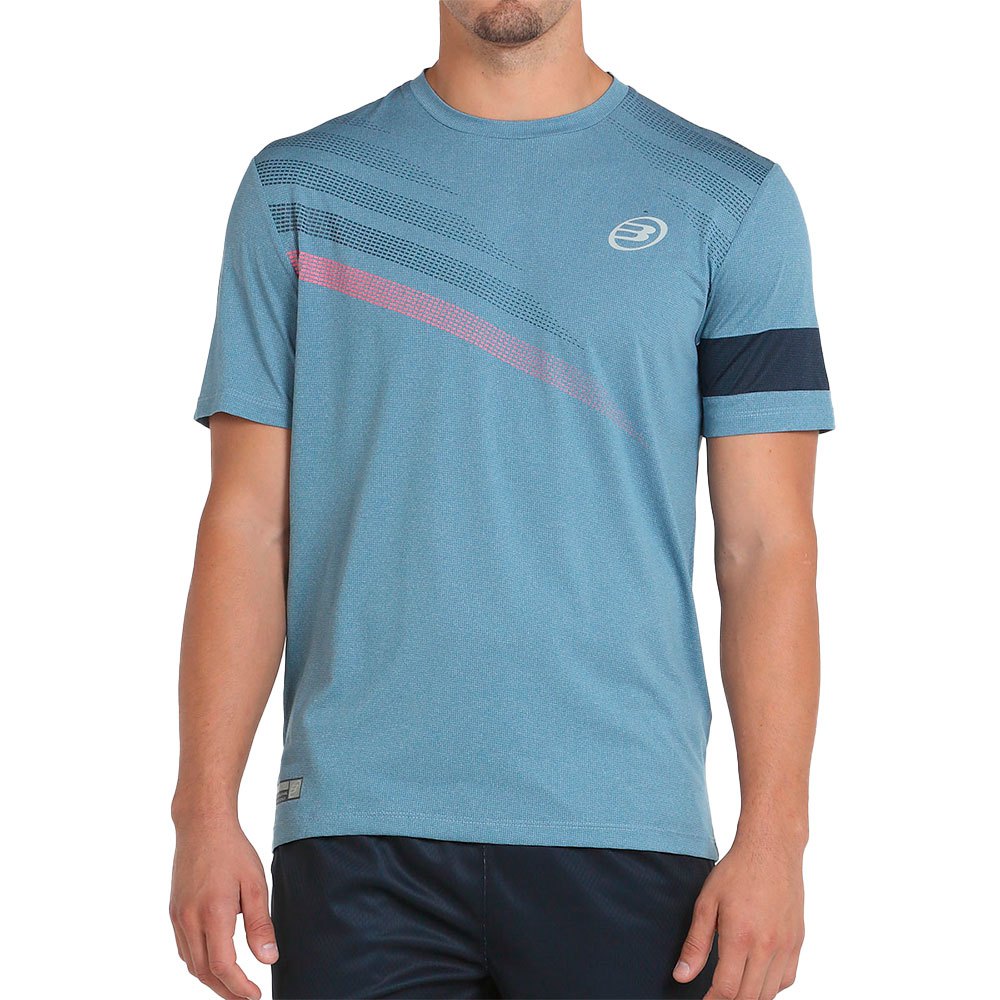 Bullpadel Cambre Short Sleeve T-shirt Blau S Mann von Bullpadel