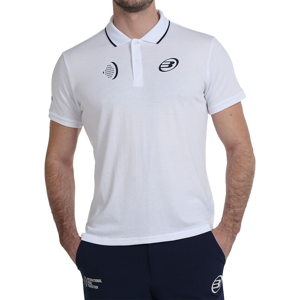 Bullpadel Cente Short Sleeve Polo Weiß M Mann von Bullpadel