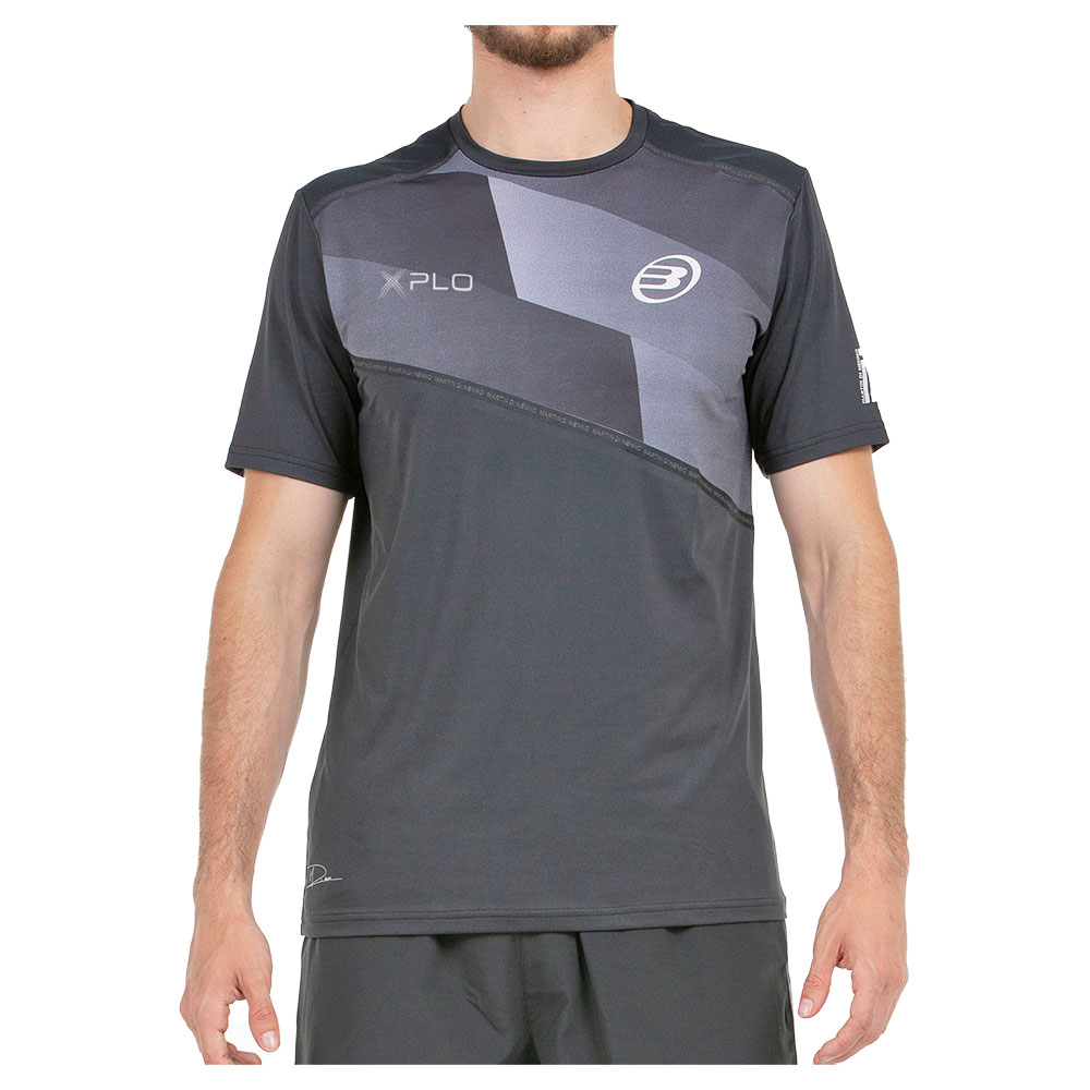Bullpadel Dinneno 25v Short Sleeve T-shirt Schwarz,Grau M Mann Bullpadel Dinneno 25v Short Sleeve T-shirt Schwarz,Grau M Mann von Bullpadel