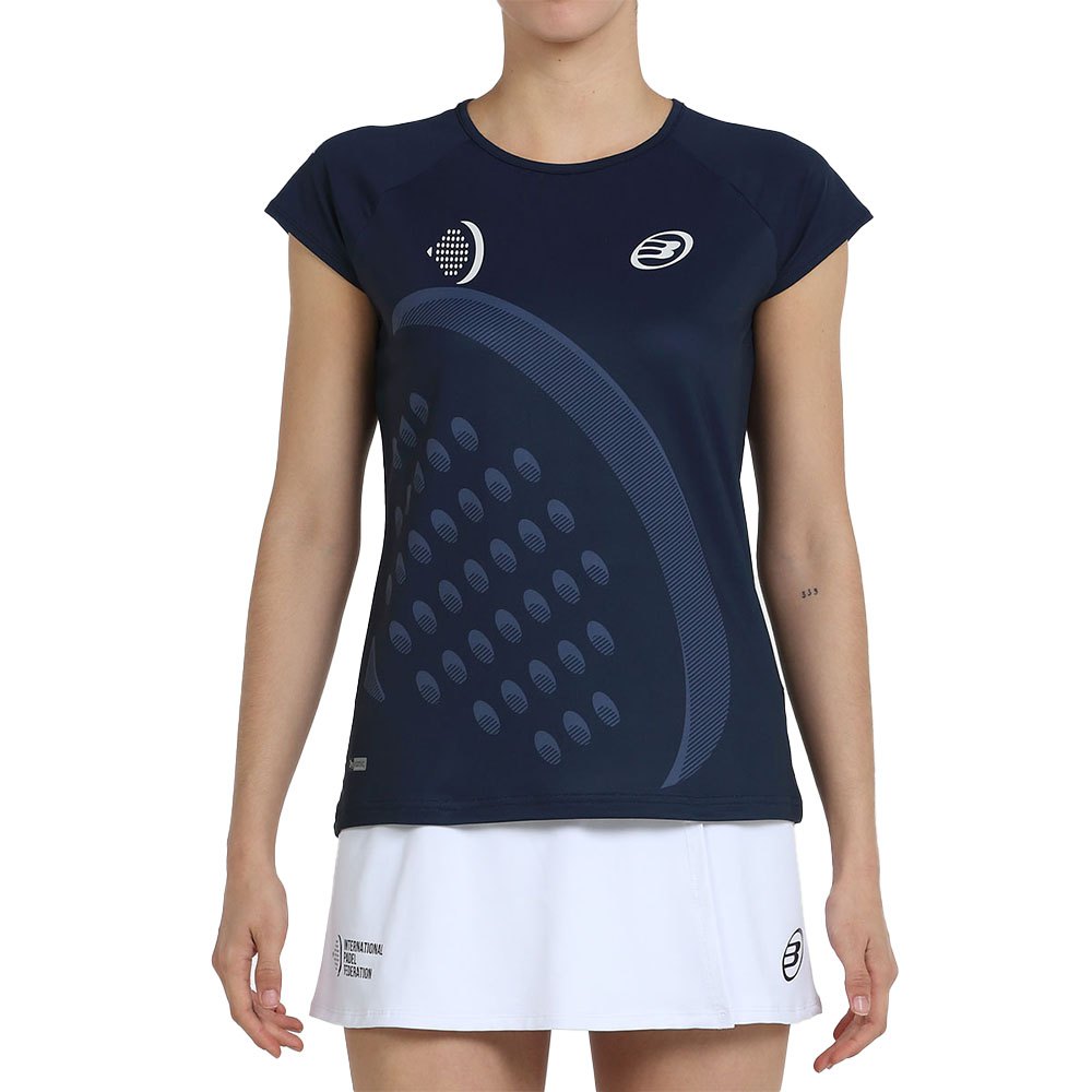 Bullpadel Erran Short Sleeve T-shirt Blau M Frau von Bullpadel