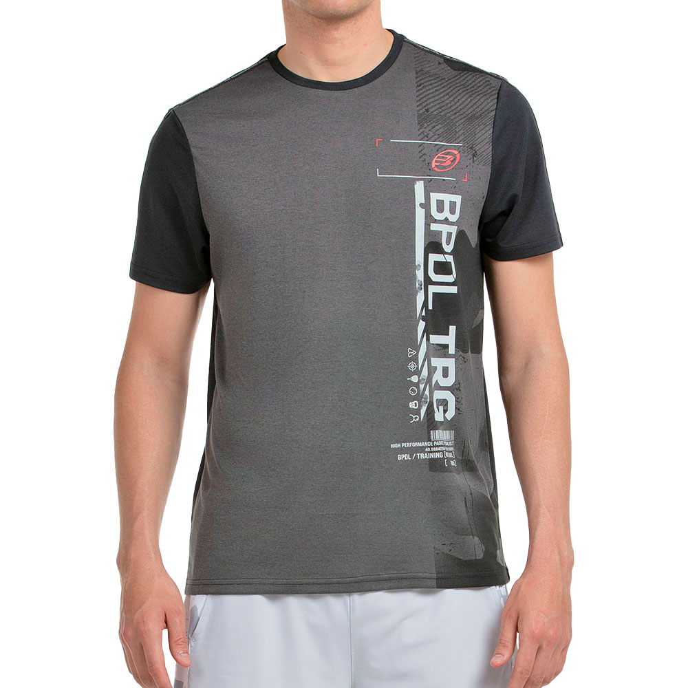 Bullpadel Estre Short Sleeve T-shirt Grau L Mann von Bullpadel