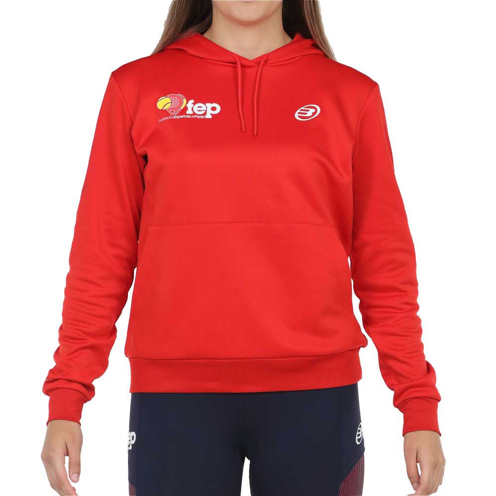 Bullpadel Evoca Hoodie Rot XS Frau von Bullpadel