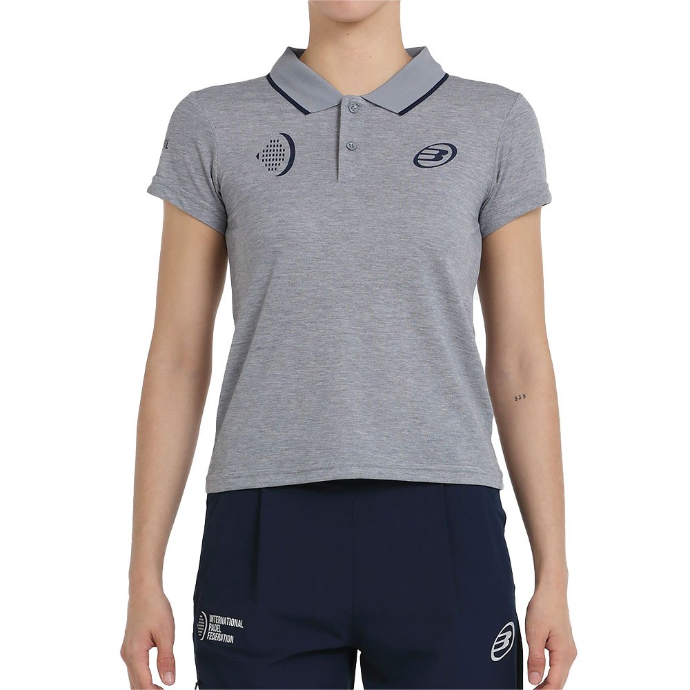 Bullpadel Exilob Short Sleeve Polo Grau 2XL Frau von Bullpadel