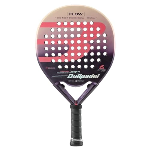 Bullpadel Flow X Series, Padelschläger, Erwachsene Frau, Alexandra Salazar, Fortgeschrittenes Level, Hybridform von Bullpadel