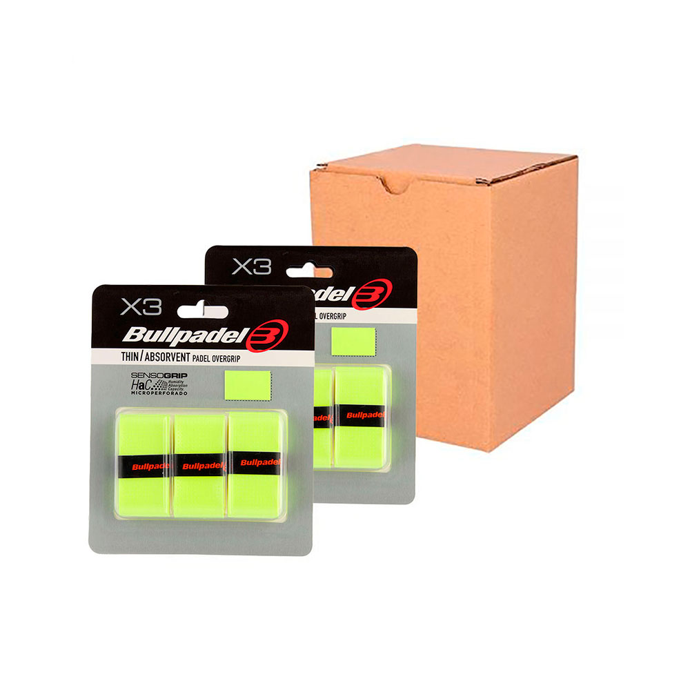 Bullpadel Gb1705 Box Paddel Grip 12 Units Gelb Bullpadel Gb1705 Box Paddel Grip 12 Units Gelb von Bullpadel