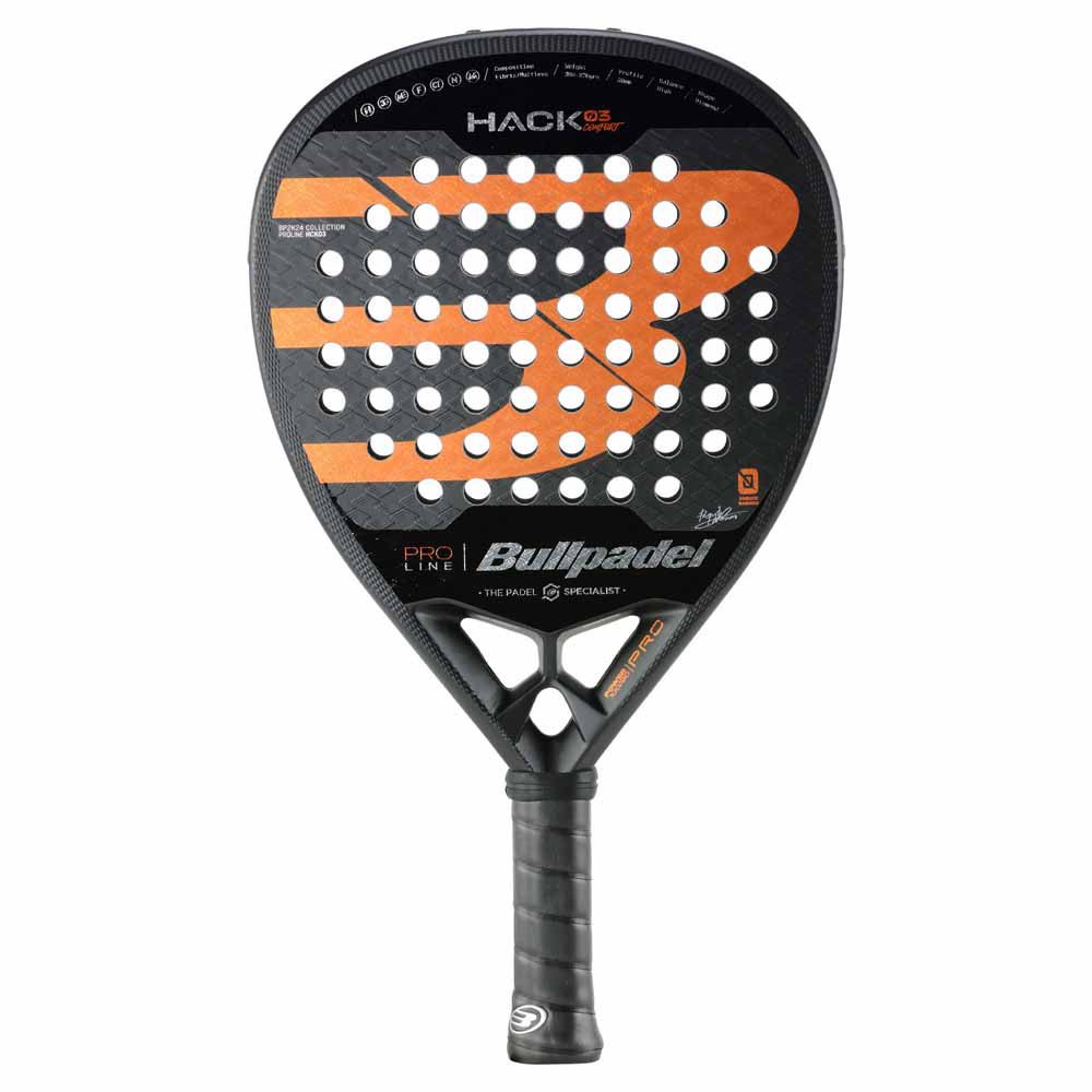 Bullpadel Hack 03 24 Comfort Padel Racket Orange von Bullpadel