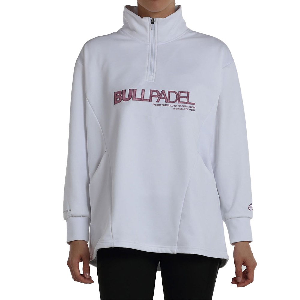 Bullpadel Inane Half Zip Sweatshirt Weiß M Frau von Bullpadel