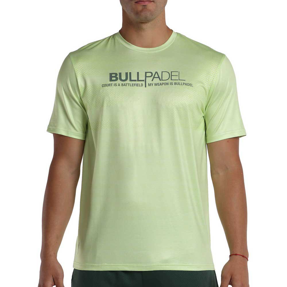 Bullpadel Leteo Short Sleeve T-shirt Gelb L Mann von Bullpadel
