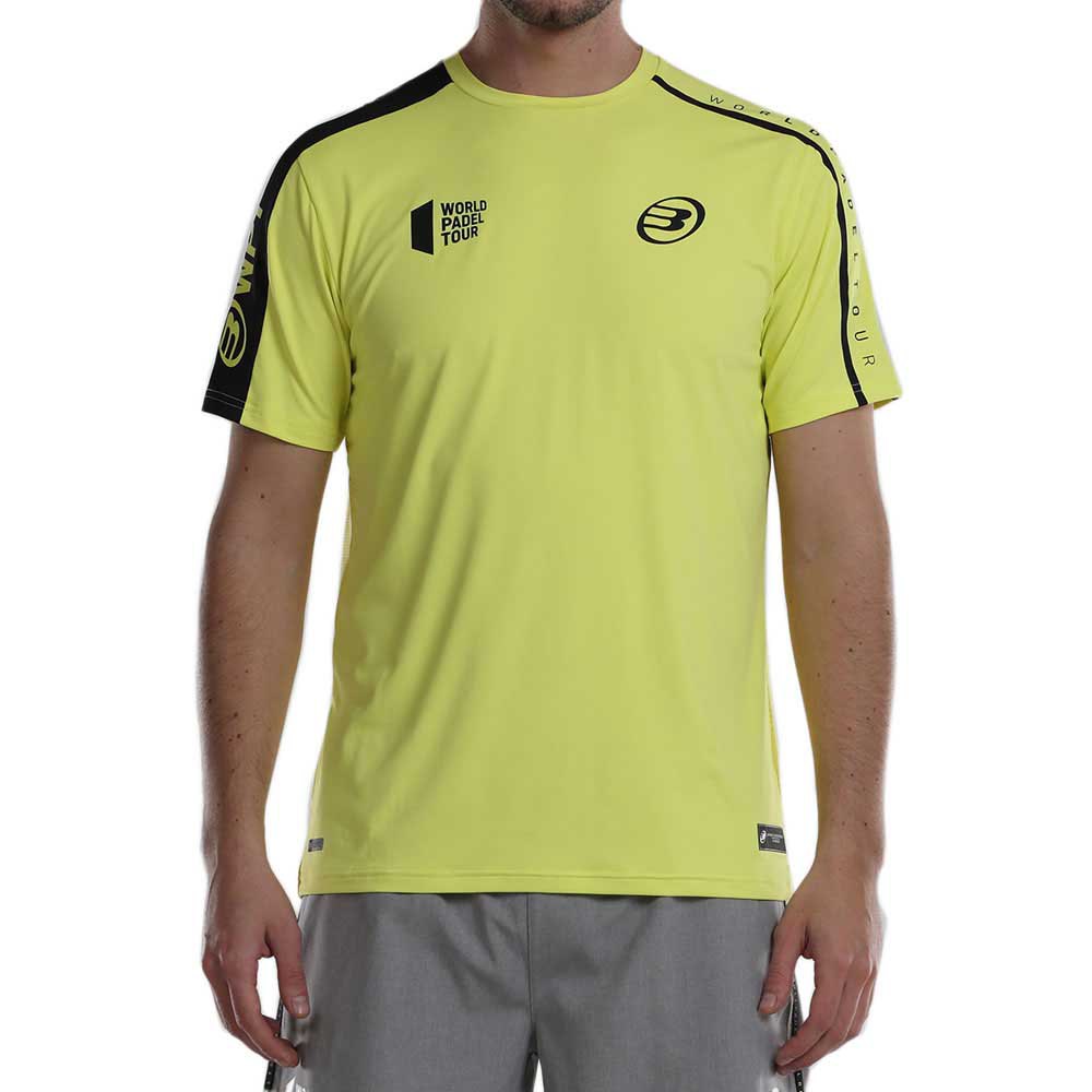 Bullpadel Liron Short Sleeve T-shirt Gelb 2XL Mann von Bullpadel