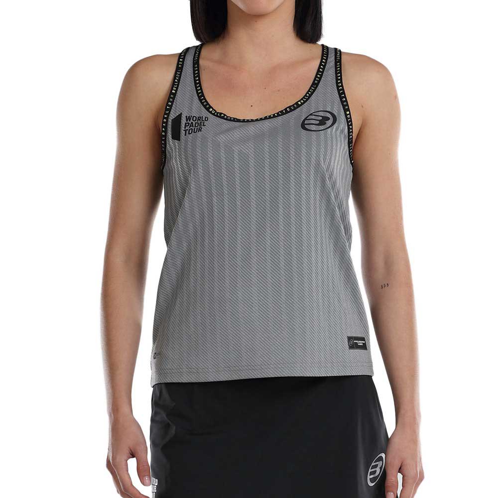 Bullpadel Lugar Sleeveless T-shirt Grau M Frau von Bullpadel