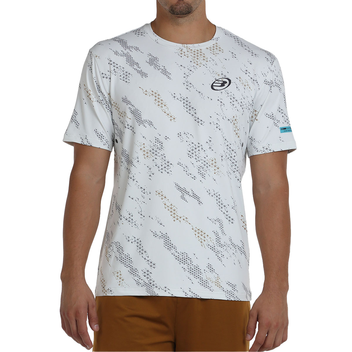 Bullpadel Mago Short Sleeve T-shirt Weiß L Mann von Bullpadel