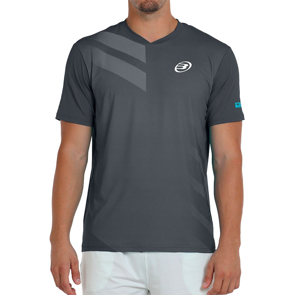 Bullpadel Maron Short Sleeve T-shirt Grau M Mann von Bullpadel