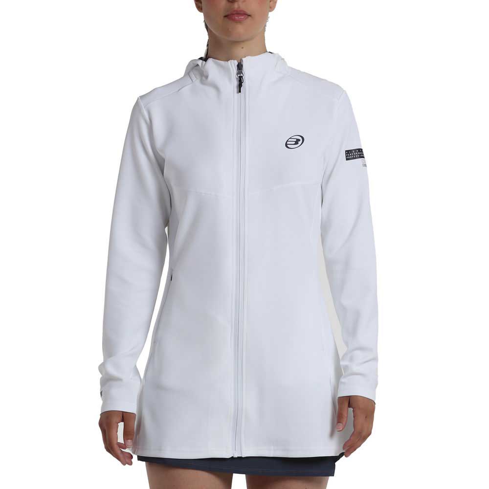 Bullpadel Niazo Full Zip Sweatshirt Weiß 2XL Frau von Bullpadel