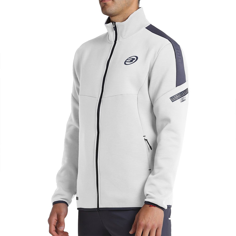 Bullpadel Noble Full Zip Sweatshirt Weiß M Mann von Bullpadel