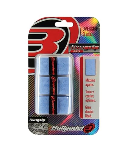 Bullpadel Overgrip Gb-1202 011 Packung mit 3 Overgrips, Himmelblau (Blau), Einheitsgröße von Bullpadel