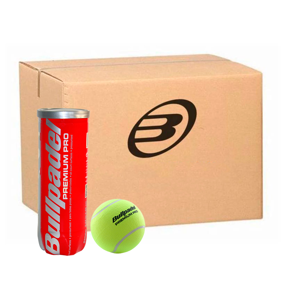 Bullpadel Premium Pro Padel Balls Box Rot Bullpadel Premium Pro Padel Balls Box Rot von Bullpadel