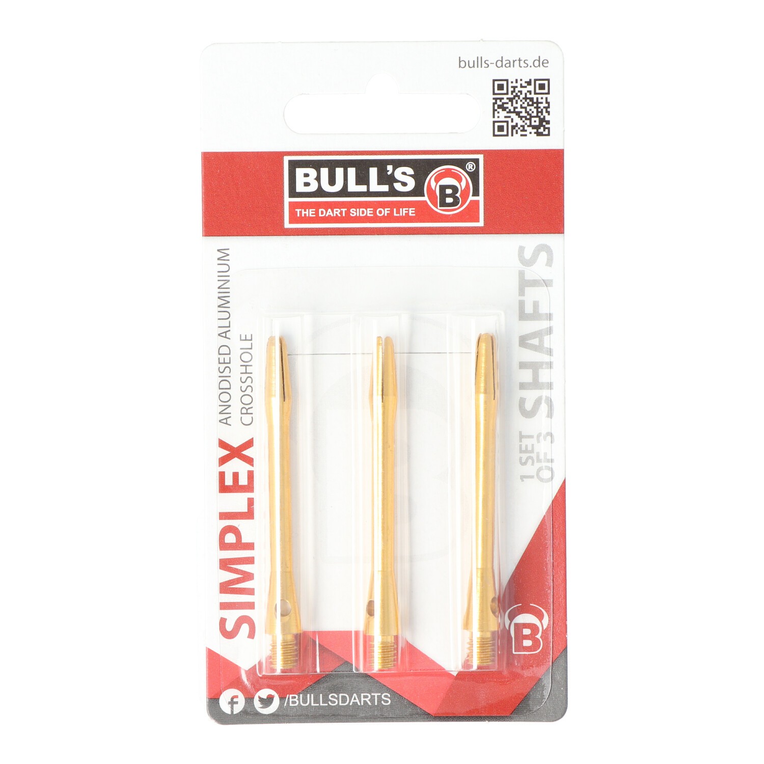 Bull's Simplex Aluminium Shaft, gold, medium Bull's Simplex Aluminium Shaft, gold, medium von Bulls Deutschland