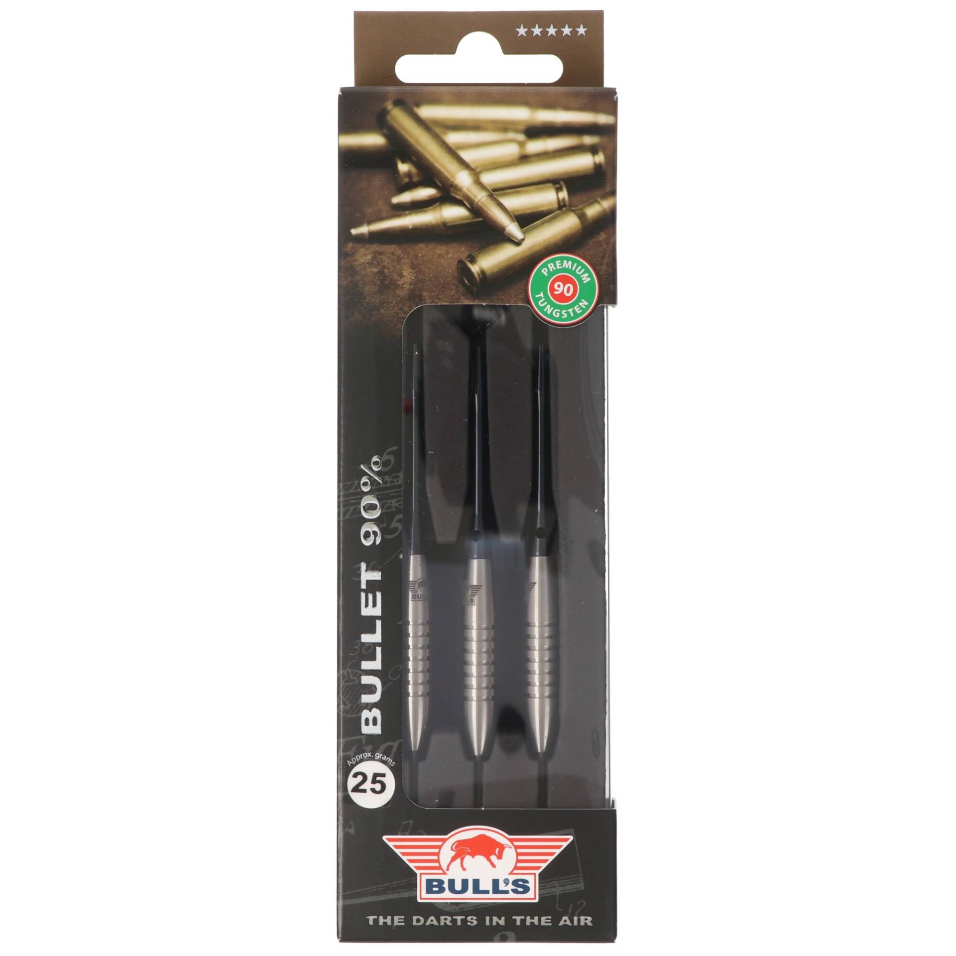 Bull's Bullet Smooth, Steeldart, 90% Tungsten, 25 Gramm Bull's Bullet Smooth, Steeldart, 90% Tungsten, 25 Gramm von Bulls Holland