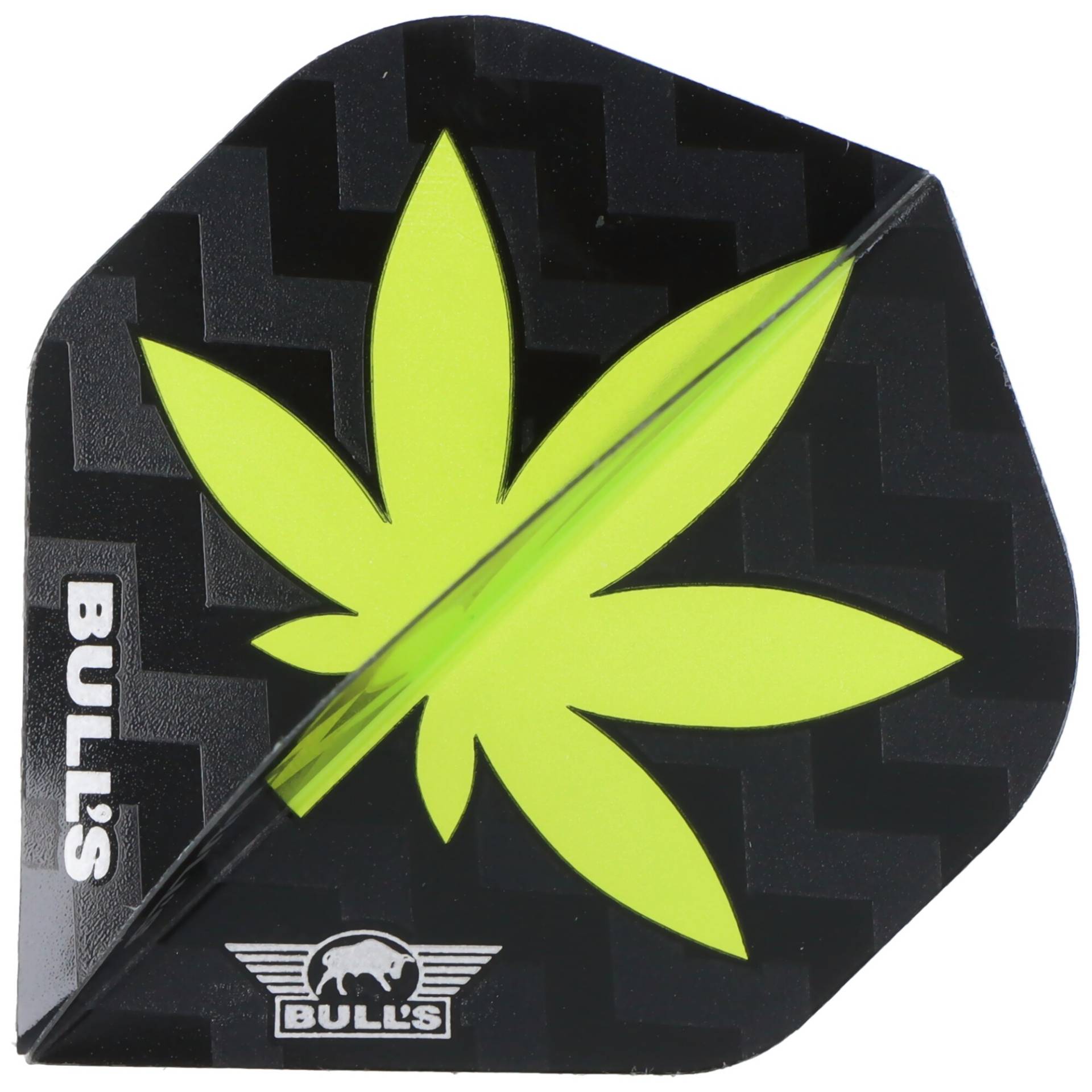 Dartflight Cannabis schwarz, 100 Micron, 3 Stück Dartflight Cannabis schwarz, 100 Micron, 3 Stück von Bulls Holland