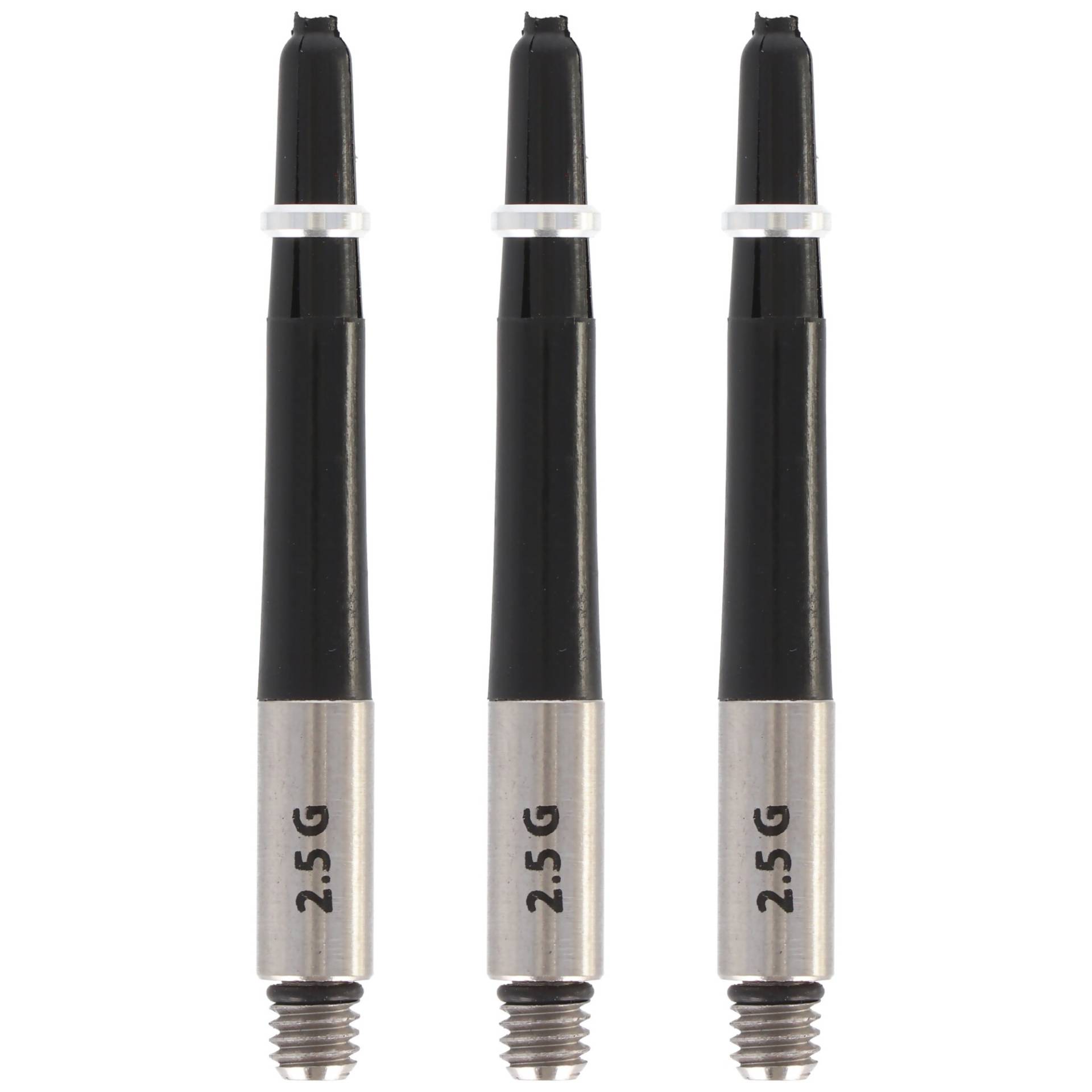 Schaft mit extra 2,5 Gramm Gewicht, medium, schwarz, 3 Stück Schaft mit extra 2,5 Gramm Gewicht, medium, schwarz, 3 Stück von Bulls Holland