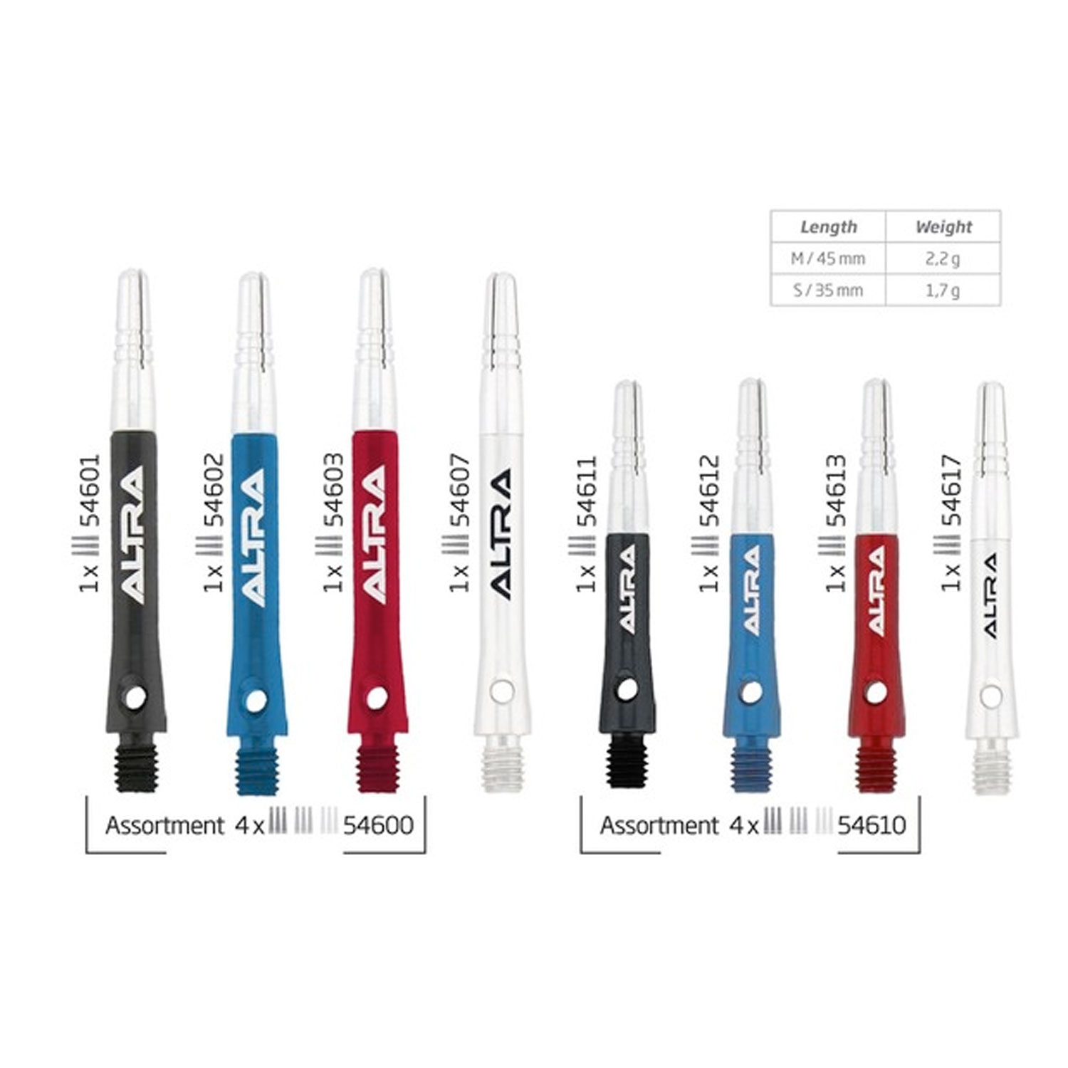 BULL`S Altra TopSpin Shaft silber Medium BULL`S Altra TopSpin Shaft silber Medium von Bulls