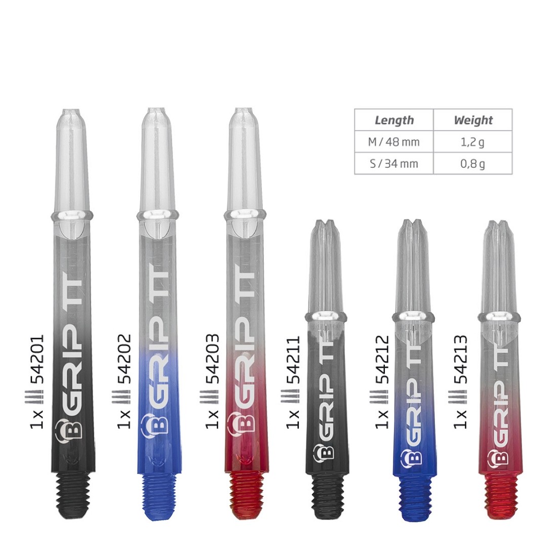 BULL`S B-Grip TT Shaft short blau BULL`S B-Grip TT Shaft short blau von Bulls