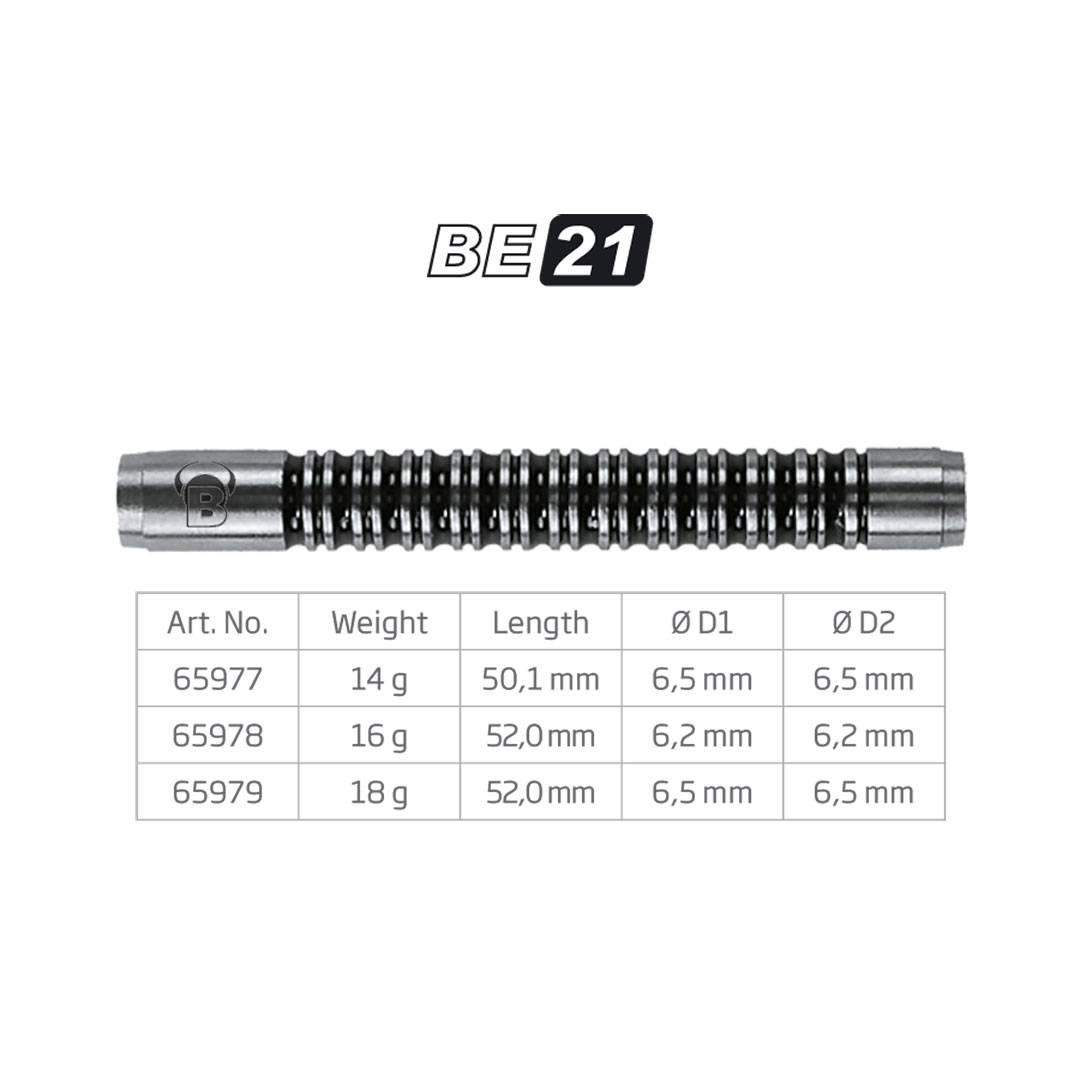 BULL'S BE-21 Soft Dart Barrel 18g - 1 Satz mit 3 Barrels BULL'S BE-21 Soft Dart Barrel 18g - 1 Satz mit 3 Barrels von Bulls