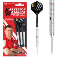 BULL'S Krzysztof Ratajski Brass Silver Steel Darts 24 g von Bulls