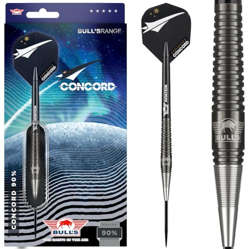 BULL'S Concord 90% Tungsten Dartpfeile für jeden Spieler - professionelle Dartpfeilen - 23 Gramm BULL'S Concord 90% Tungsten Dartpfeile für jeden Spieler - professionelle Dartpfeilen - 23 Gramm von BULL'S