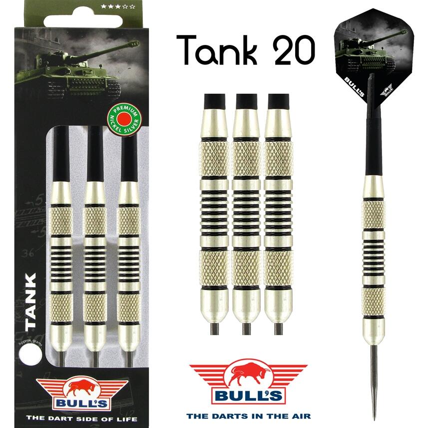 Dart Bull's Tank Nickel Silver Steeltip von Bulls