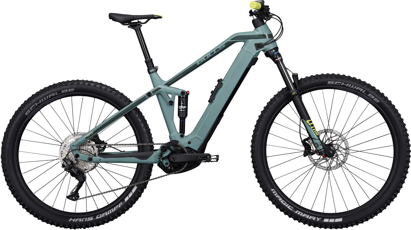 E-Bikes  Bulls Sonic EVO AM 1 750 grün (Rahmenhöhe Sport: 51 cm | 180 - 190 cm (Bulls) / Akkukapazität: Bosch 750 Wh) von Bulls