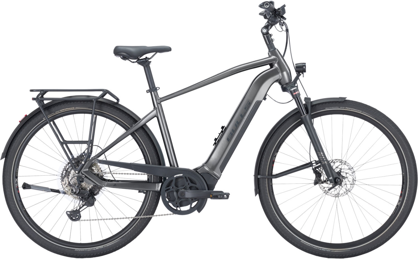 Herren e-Bike  Bulls Lacuba Evo 11 silber . 2023 (Akkukapazität: Brose FIT 555 Wh / Rahmenhöhe: Körpergröße: 155-175 cm (S) Trek.) von Bulls