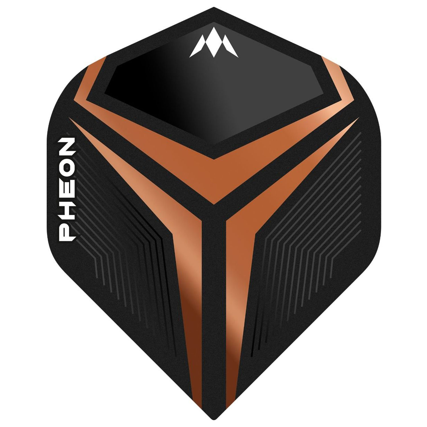 Mission Solo Dart Flights Black/Gold Pheon Mission Solo Dart Flights Black/Gold Pheon von Bulls
