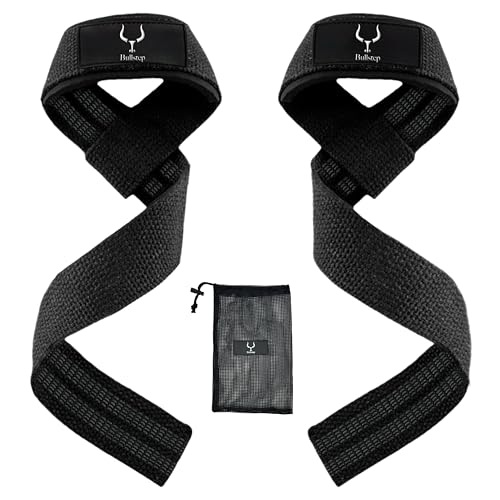 Bullstep - Gym Zughilfen Krafttraining | Weight Lifting Straps Gym | Griffhilfen Kraftsport | Lastzughilfe für Kreuzheben, Deadlift Grip | Wrist Straps | Zughilfe Fitness Bullstep - Gym Zughilfen Krafttraining | Weight Lifting Straps Gym | Griffhilfen Kraftsport | Lastzughilfe für Kreuzheben, Deadlift Grip | Wrist Straps | Zughilfe Fitness von Bullstep