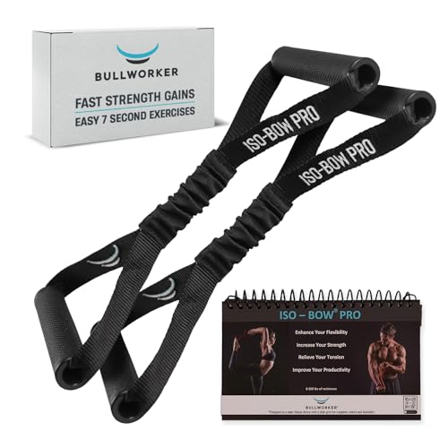Bullworker Iso-Bow Pro Pair Isometrisches Trainingsgerät – Selbstwiderstands-Stretch-Gurt, Trainingsgerät, tragbare Heim-Fitnessgurte für Yoga, Pilates, Mobilitäts- und Krafttraining Bullworker Iso-Bow Pro Pair Isometrisches Trainingsgerät – Selbstwiderstands-Stretch-Gurt, Trainingsgerät, tragbare Heim-Fitnessgurte für Yoga, Pilates, Mobilitäts- und Krafttraining von Bullworker
