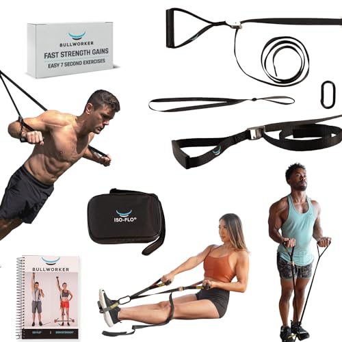 Bullworker ISO-FLO isometrisches Trainingsgerät – Suspension-Trainer-Gurte und Widerstandsbänder für Calisthenics, Pilates und Krafttraining, tragbare Heim-Fitnessgeräte für Rücken-, Rumpf- Training Bullworker ISO-FLO isometrisches Trainingsgerät – Suspension-Trainer-Gurte und Widerstandsbänder für Calisthenics, Pilates und Krafttraining, tragbare Heim-Fitnessgeräte für Rücken-, Rumpf- Training von Bullworker