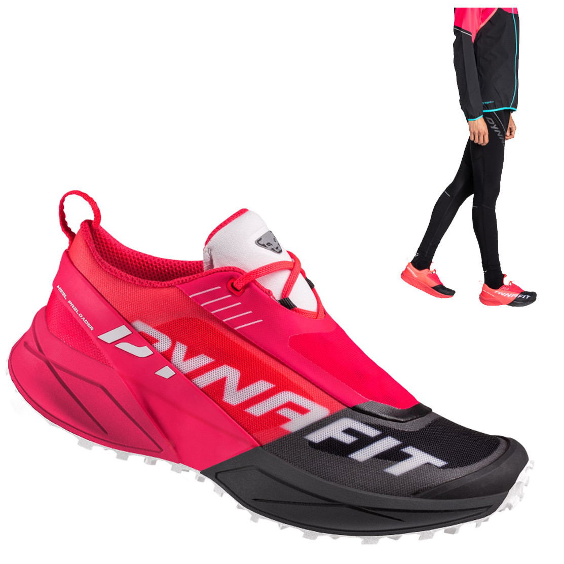 DYNAFIT - Ultra 100 Laufschuh Damen Trailrunning, schwarz pink von Burton, Gonso, Völkl, ...