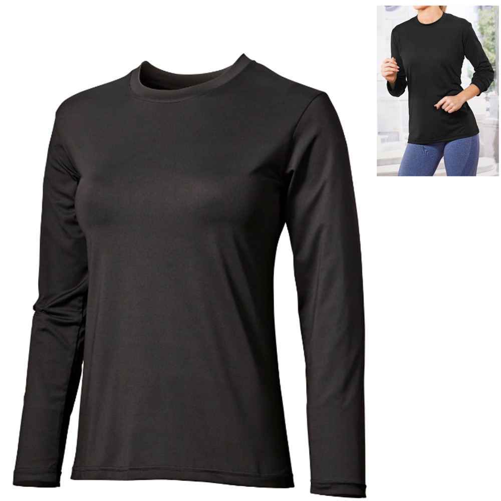 hive - Damen Funktionsshirt langarm schnelltrocknend Spandex, schwarz von Burton, Gonso, Völkl, ...