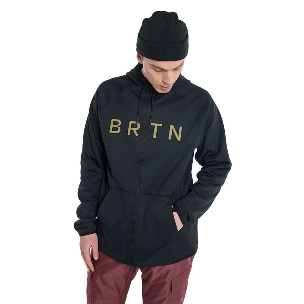 Burton Crown Weatherproof Full Zip Sweatshirt Schwarz S Mann von Burton