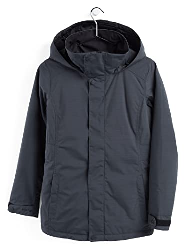 Burton Damen Jet Set Snowboard Jacke, True Black Heather, L Burton Damen Jet Set Snowboard Jacke, True Black Heather, L von Burton