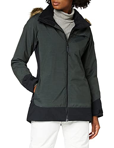 Burton Damen Lelah Snowboard Jacke, True Black Heather, XXS Burton Damen Lelah Snowboard Jacke, True Black Heather, XXS von Burton