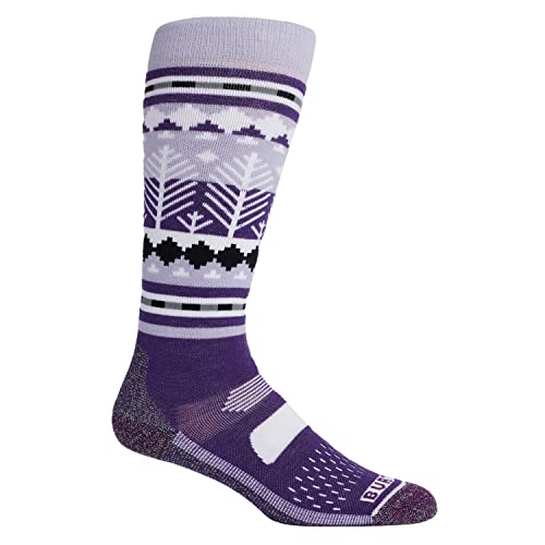 Burton Damen Performance Midweight Snowboardsocken, Snowy Pines, M EU Burton Damen Performance Midweight Snowboardsocken, Snowy Pines, M EU von Burton