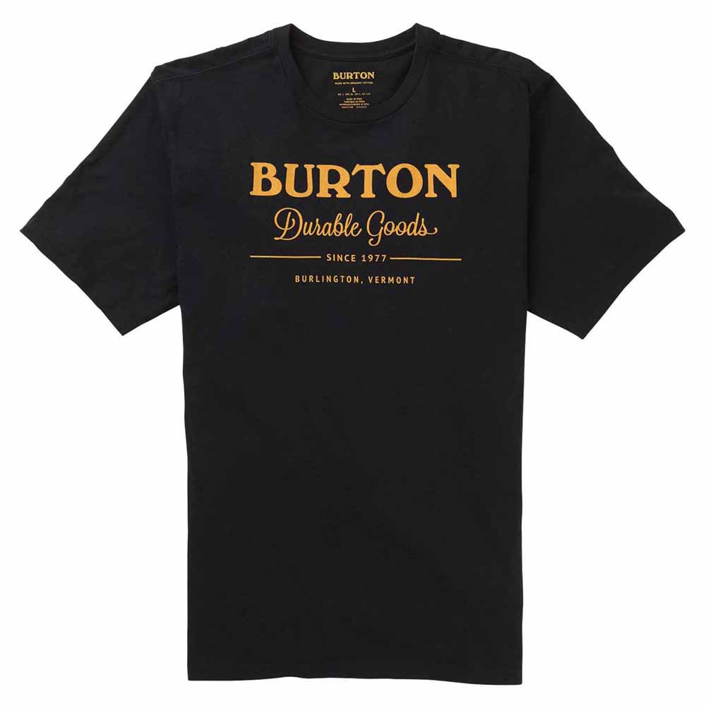 Burton Durable Goods Short Sleeve T-shirt Schwarz XS Mann von Burton