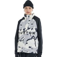 Burton Frostner 2L Anorak True Black Stout White Cookie Camo von Burton