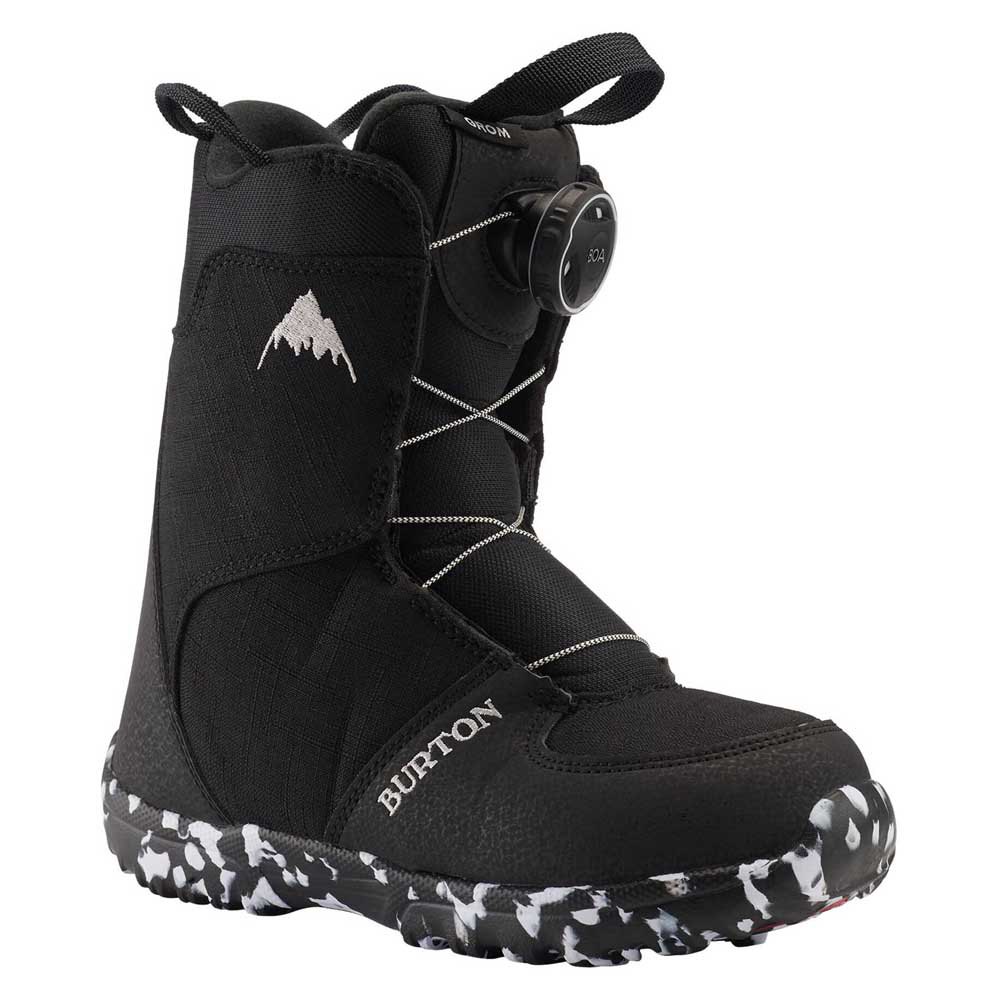 Burton Grom Boa Snowboard Boots Schwarz 19.5 von Burton