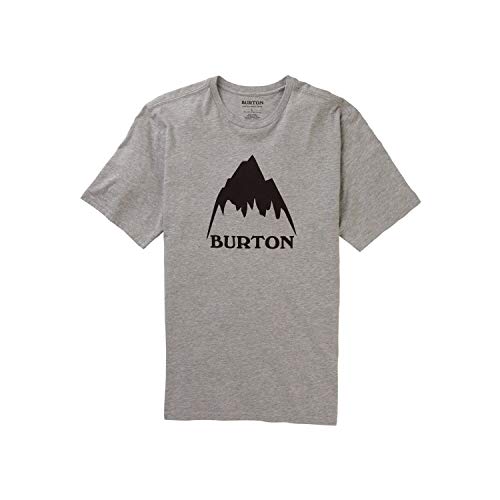 Burton Herren Classic Mountain High T-Shirt, Gray Heather, XS von Burton