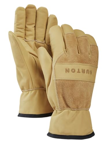 Burton Herren Lifty Leather Gloves Rawhide, S von Burton