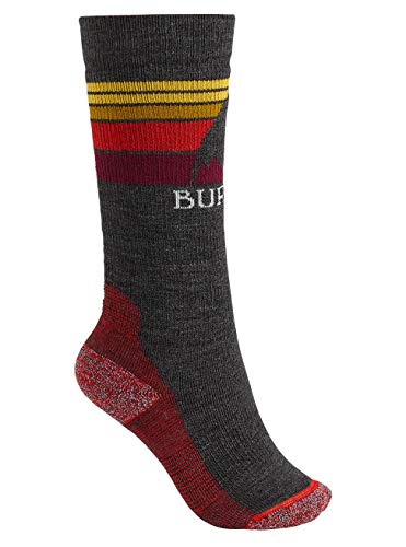 Burton Unisex Kinder Emblem Midweight Snowboardsocken, True Black, S/M von Burton