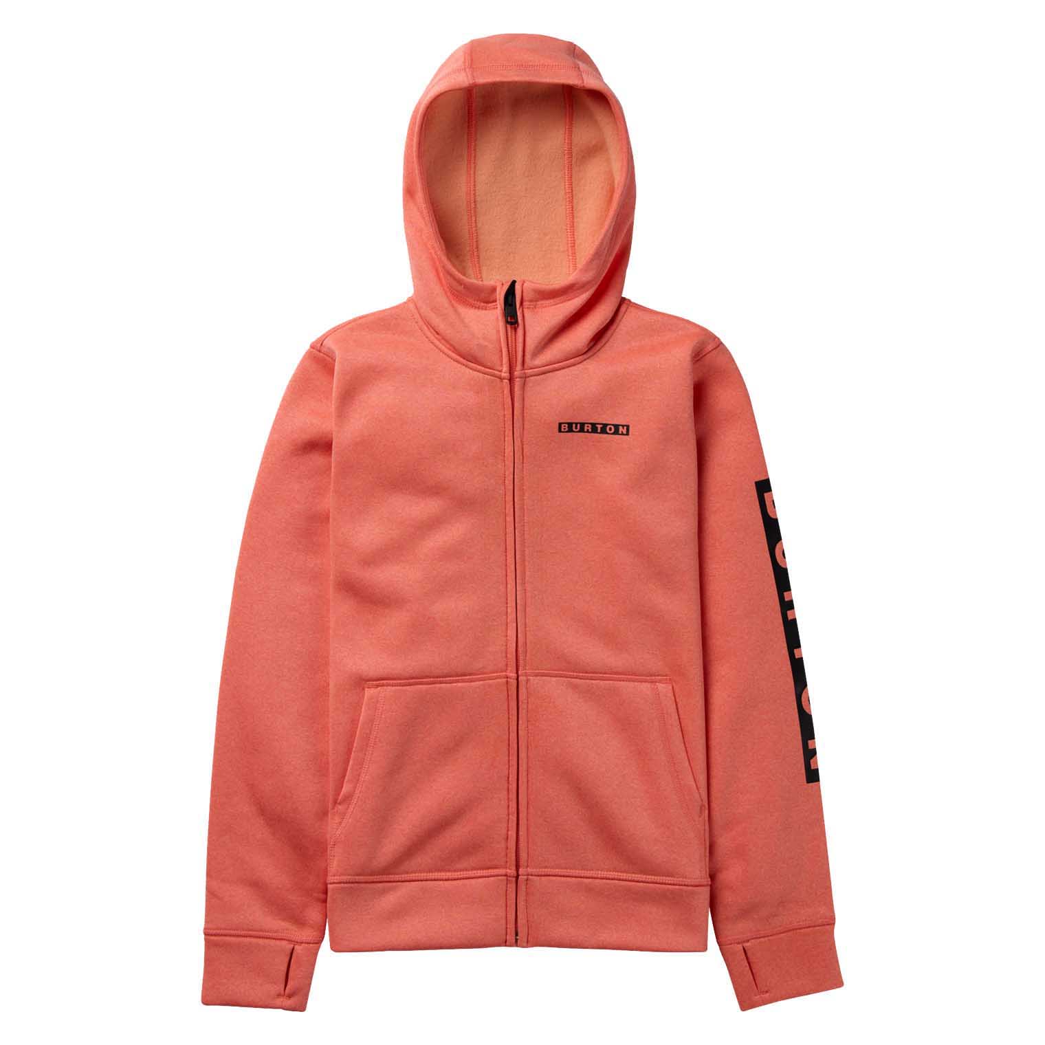 Burton Oak Full Zip Sweatshirt Orange 10 Years Junge von Burton