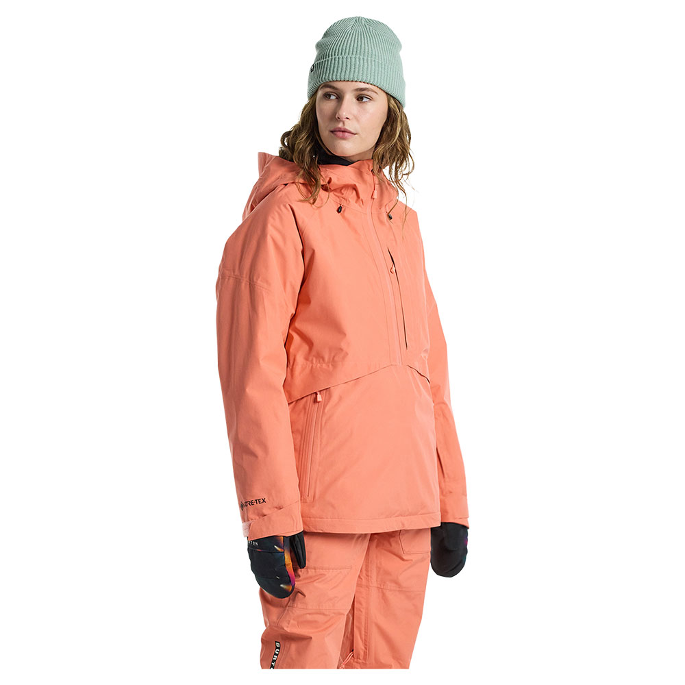 Burton Pillowline Goretex 2l Jacket Orange S Frau von Burton